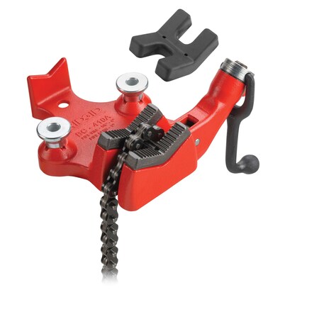 Ridgid BC210PA 1/2" - 4-1/2" OD Top Screw Bench Chain Vise for Plastic Pipe 40200